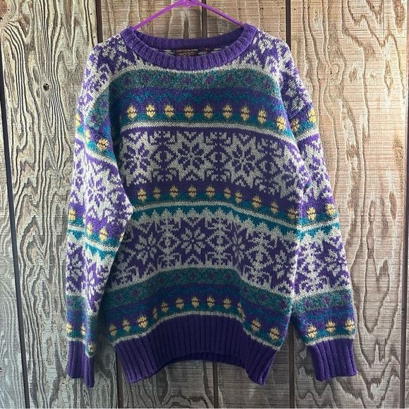 Vintage Other - Vintage Chaps Ralph Lauren Snowflake Sweater ❄️🐑
